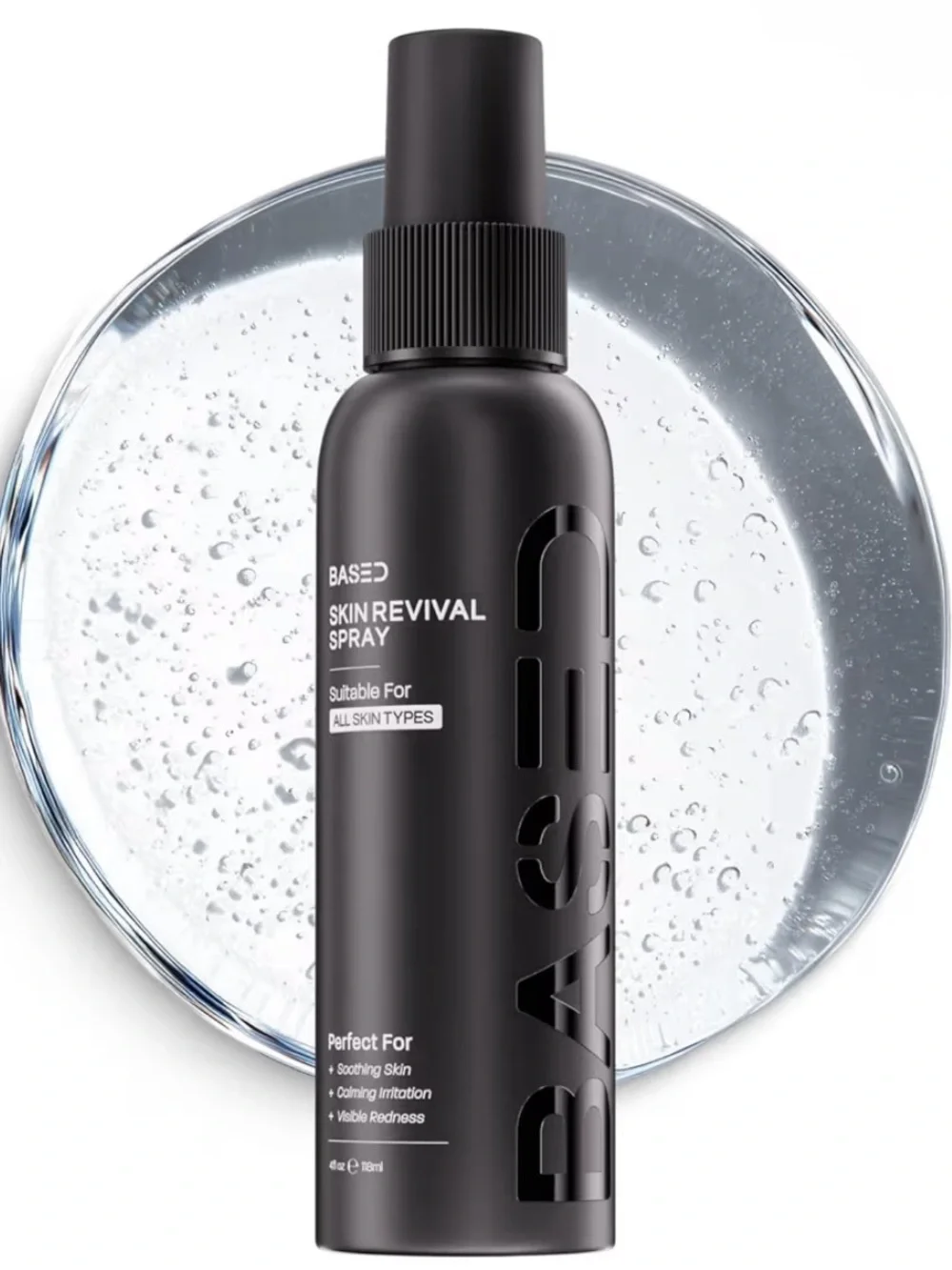 BASED Skin Revival Spray - Hypochlorous Acid Face Mist, Supports Clearer Skin